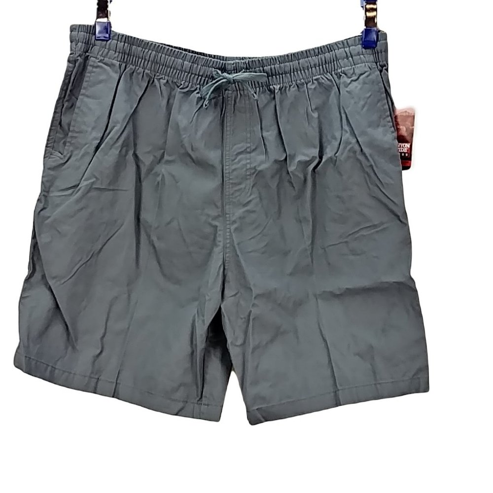 ...Canyon Guide Elastic Waist Drawstring Twill Shorts